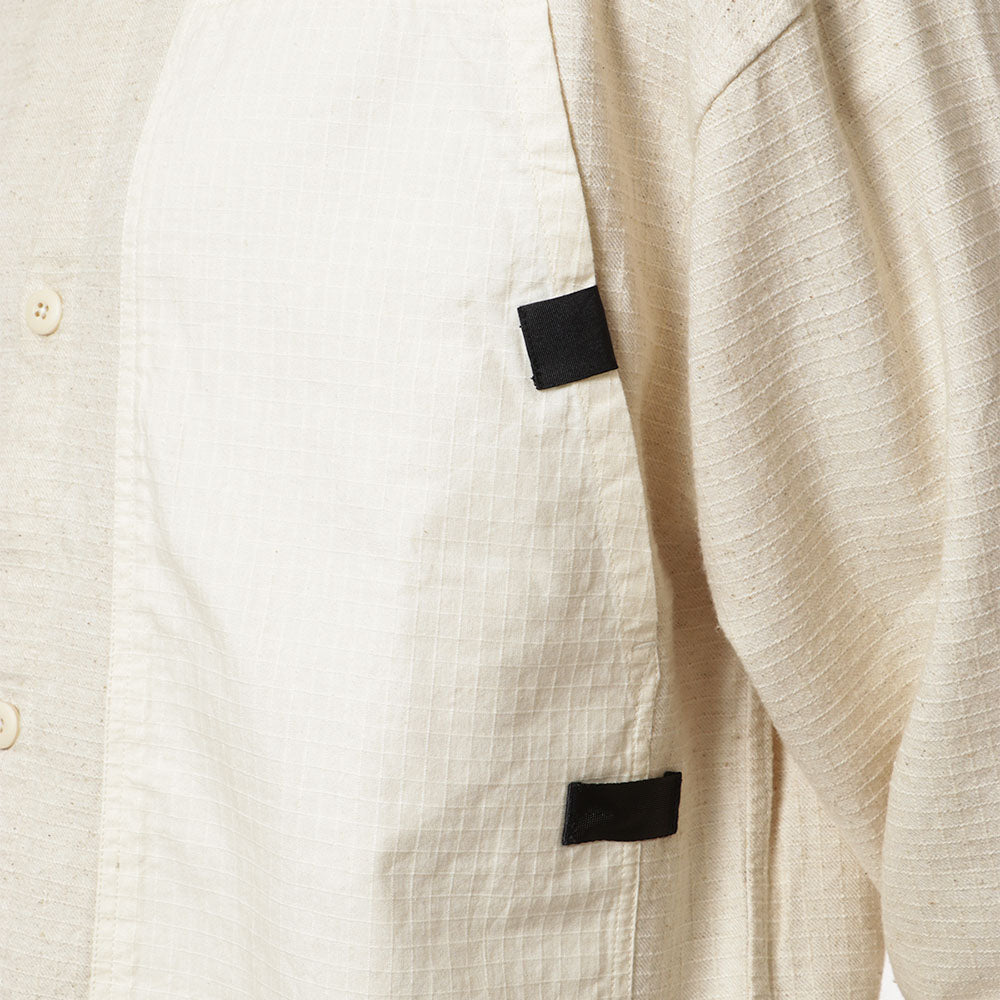 main Earth\Studies Research Shirt, Earth White Strata, Detail Shot 4