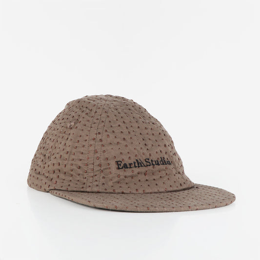 Earth\Studies EQ-115 Six-Panel Baseball Cap, Ponderosa Kantha, Detail Shot 1