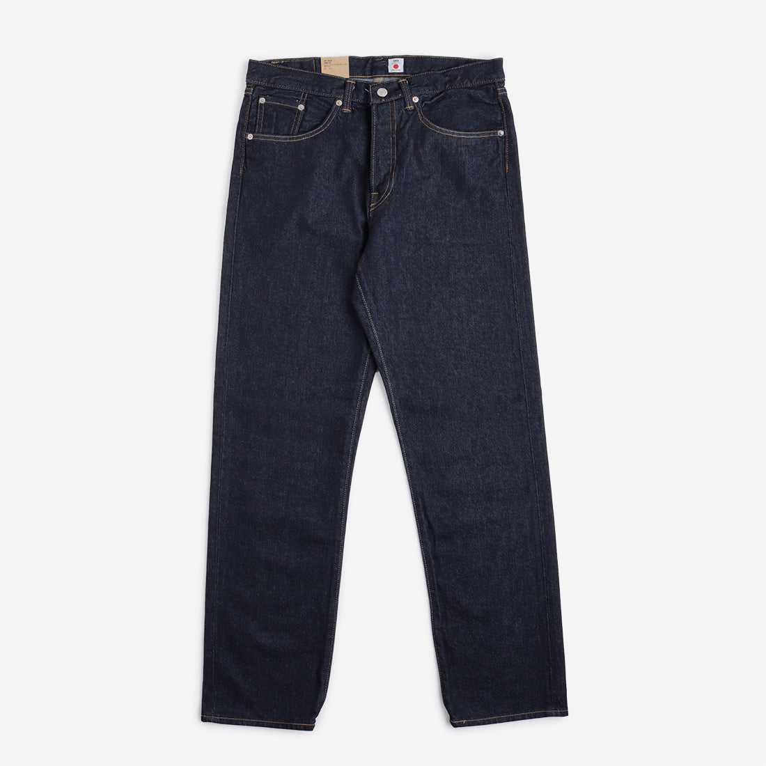 main Edwin Loose Straight Kaihara Yoshiko 12.5oz Left Hand Denim Jeans, Blue - Rinsed, Detail Shot 2