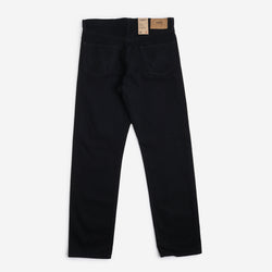 thumbnail Edwin Loose Straight Kaihara Yoshiko 13oz Right Hand Black Denim Jeans, Black - Unwashed, Detail Shot 3