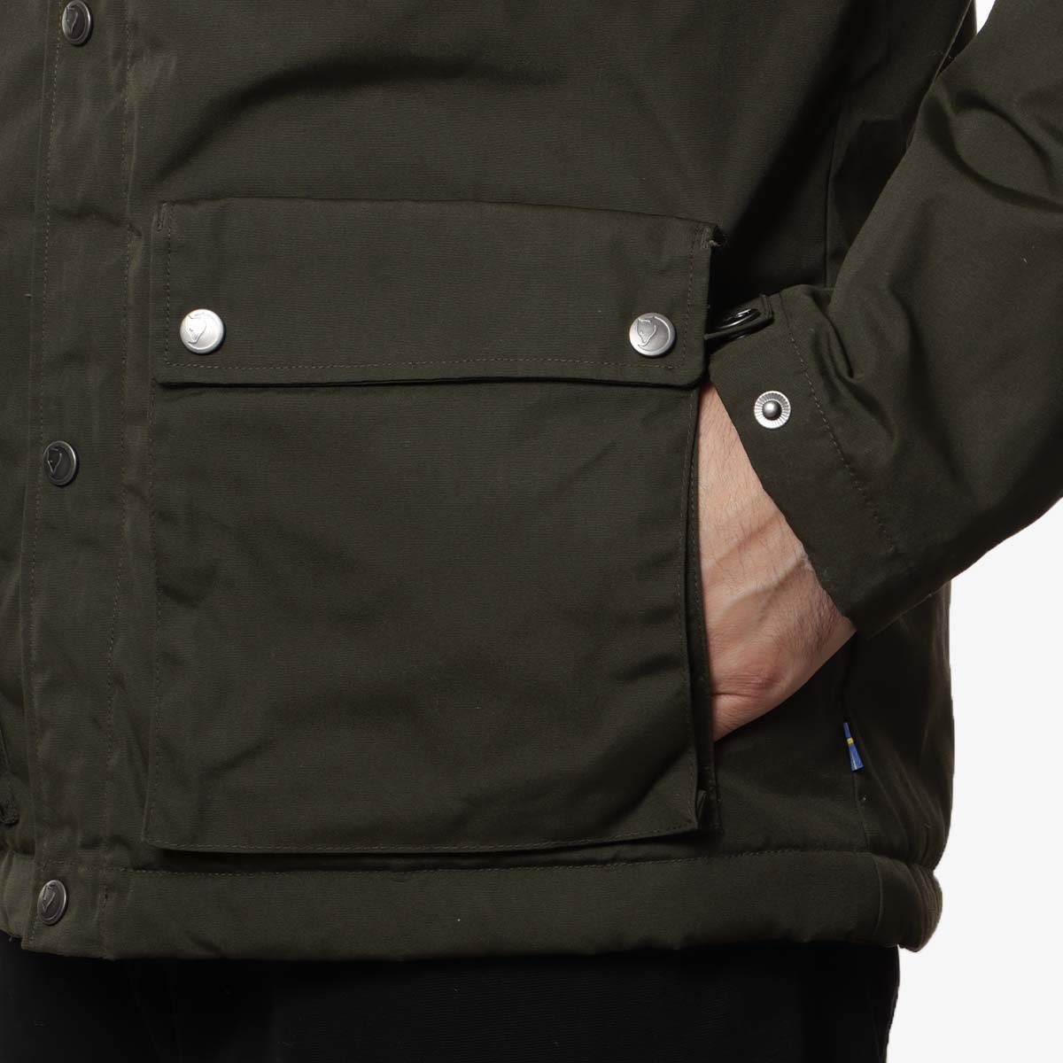 Fjallraven Greenland Winter Jacket, Deep Forest, Detail Shot 4