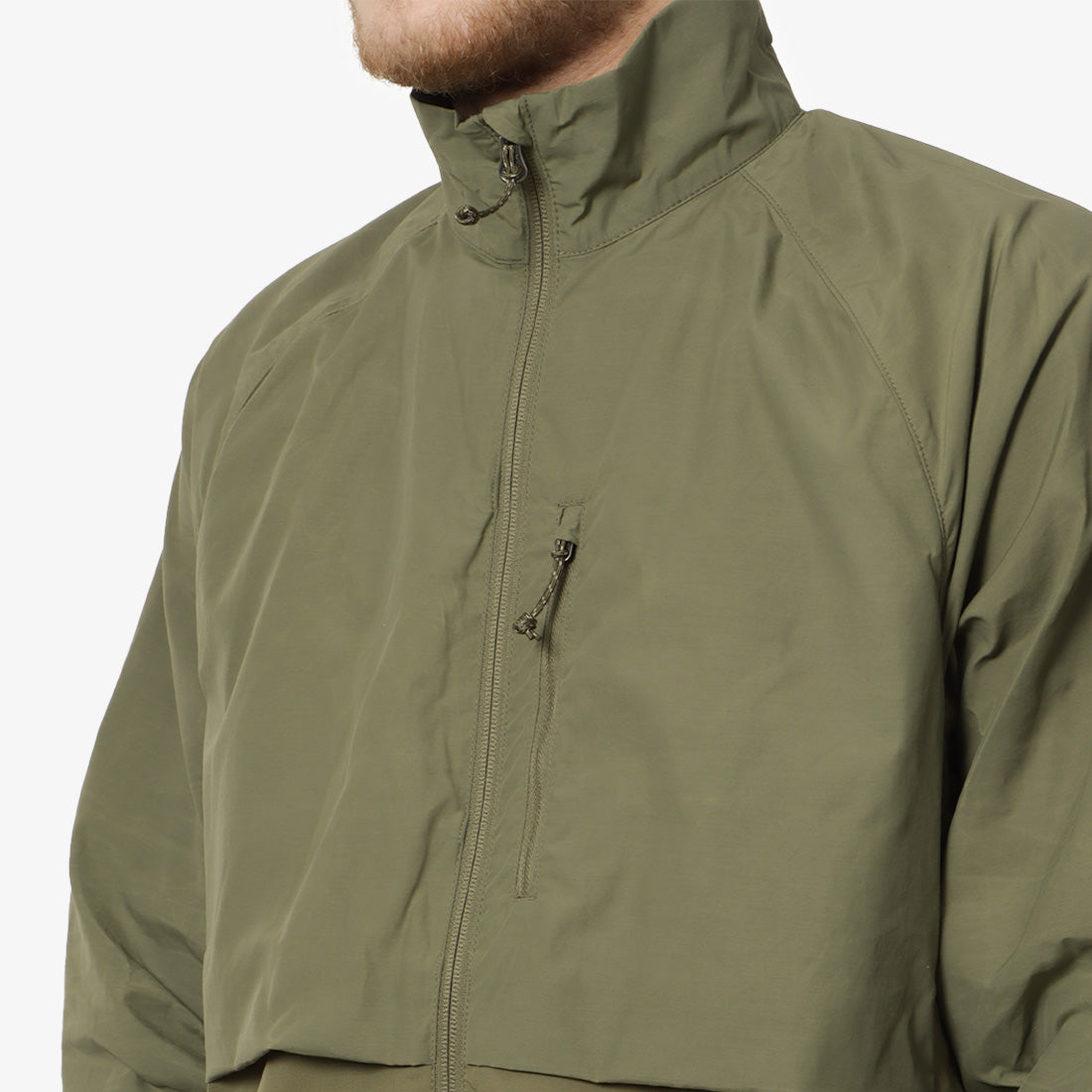 main Fjallraven HC Hybrid Wind Jacket, Green, Detail Shot 2