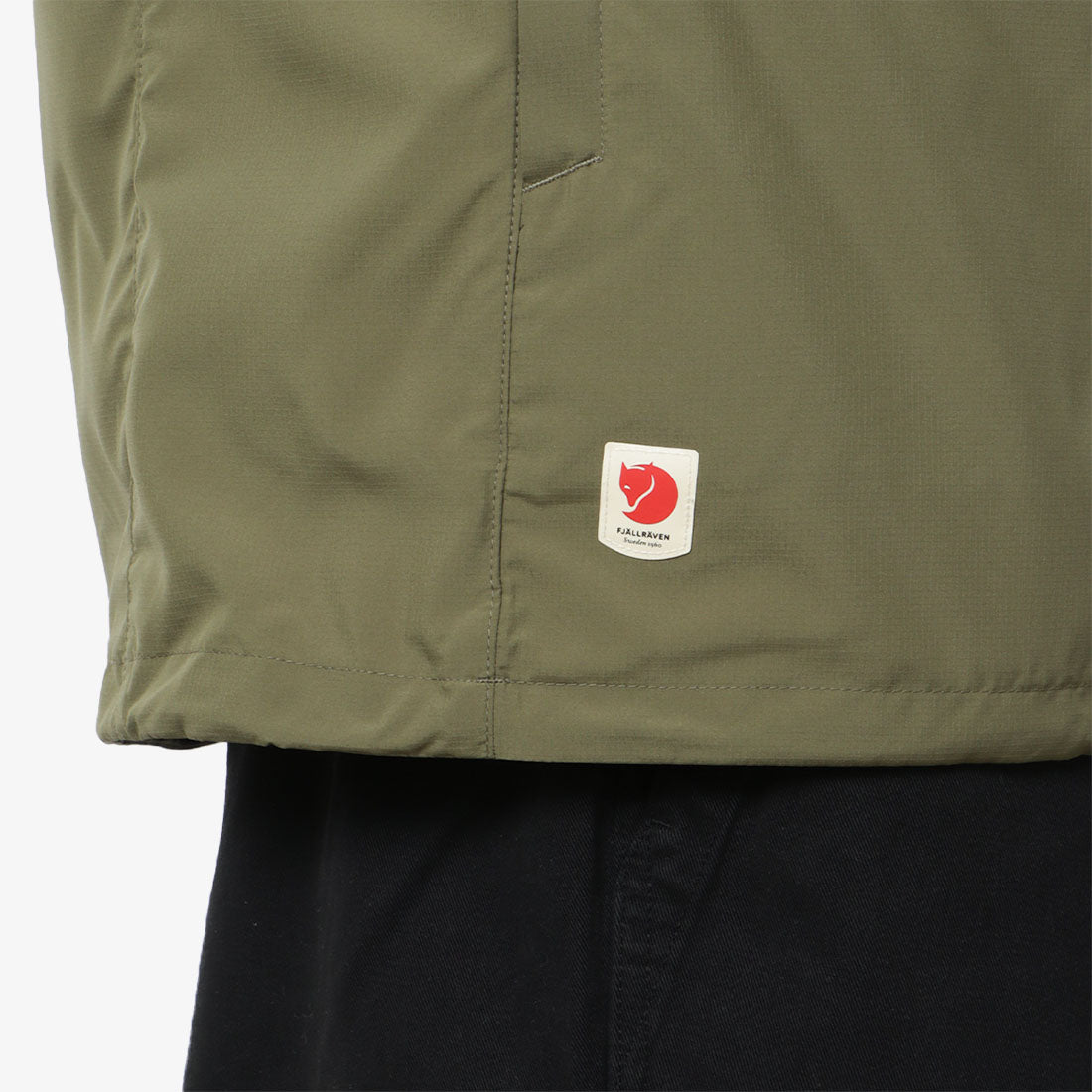 main Fjallraven HC Hybrid Wind Jacket, Green, Detail Shot 3