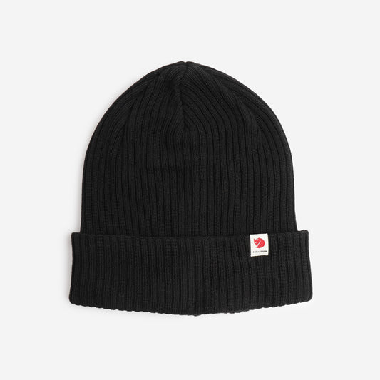 Fjallraven Rib Hat, Black, Detail Shot 1