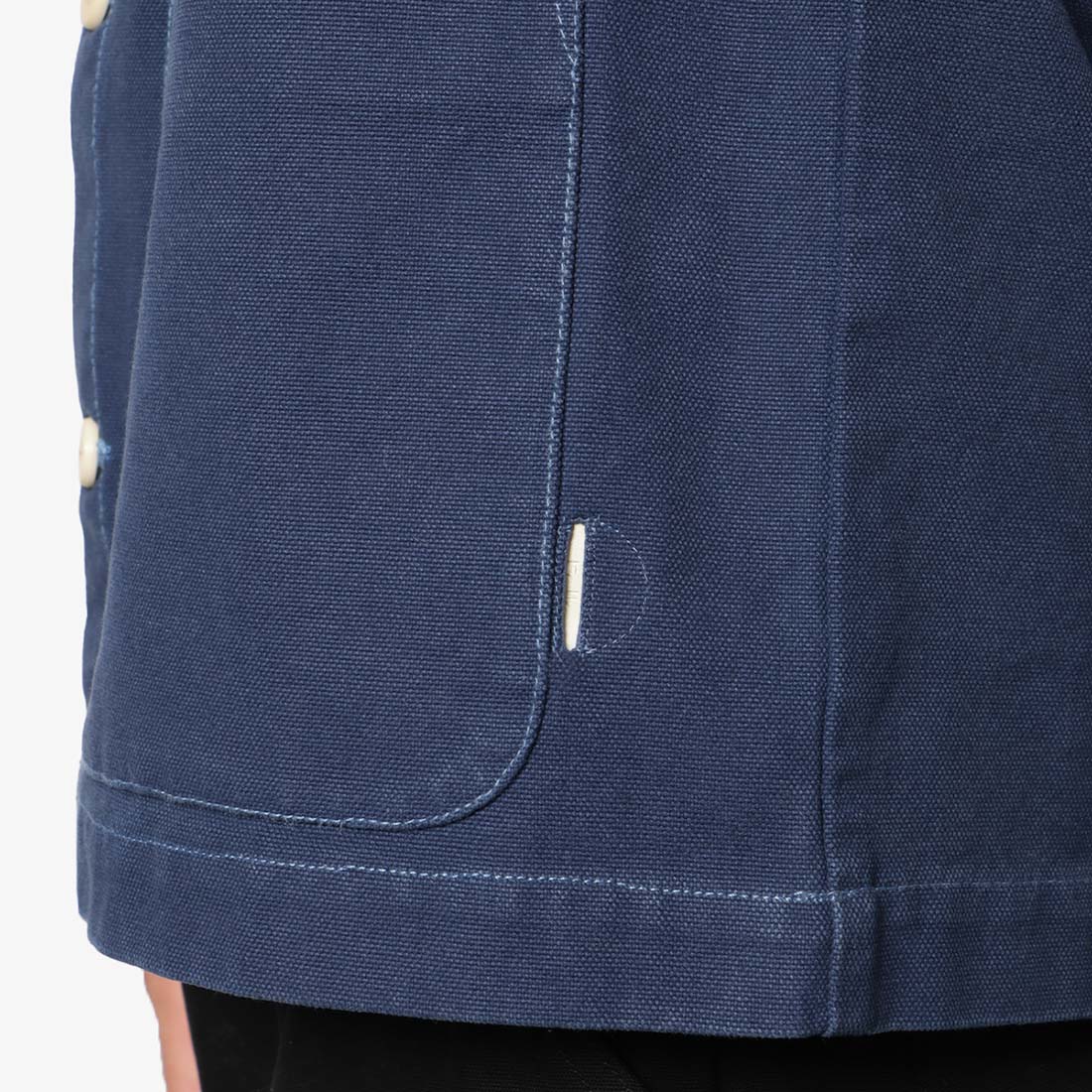 Folk Assembly Jacket, Indigo Blue, Detail Shot 4