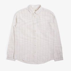 thumbnail Folk Relaxed Fit Shirt, Natural Crinkle Stripe, Detail Shot 4