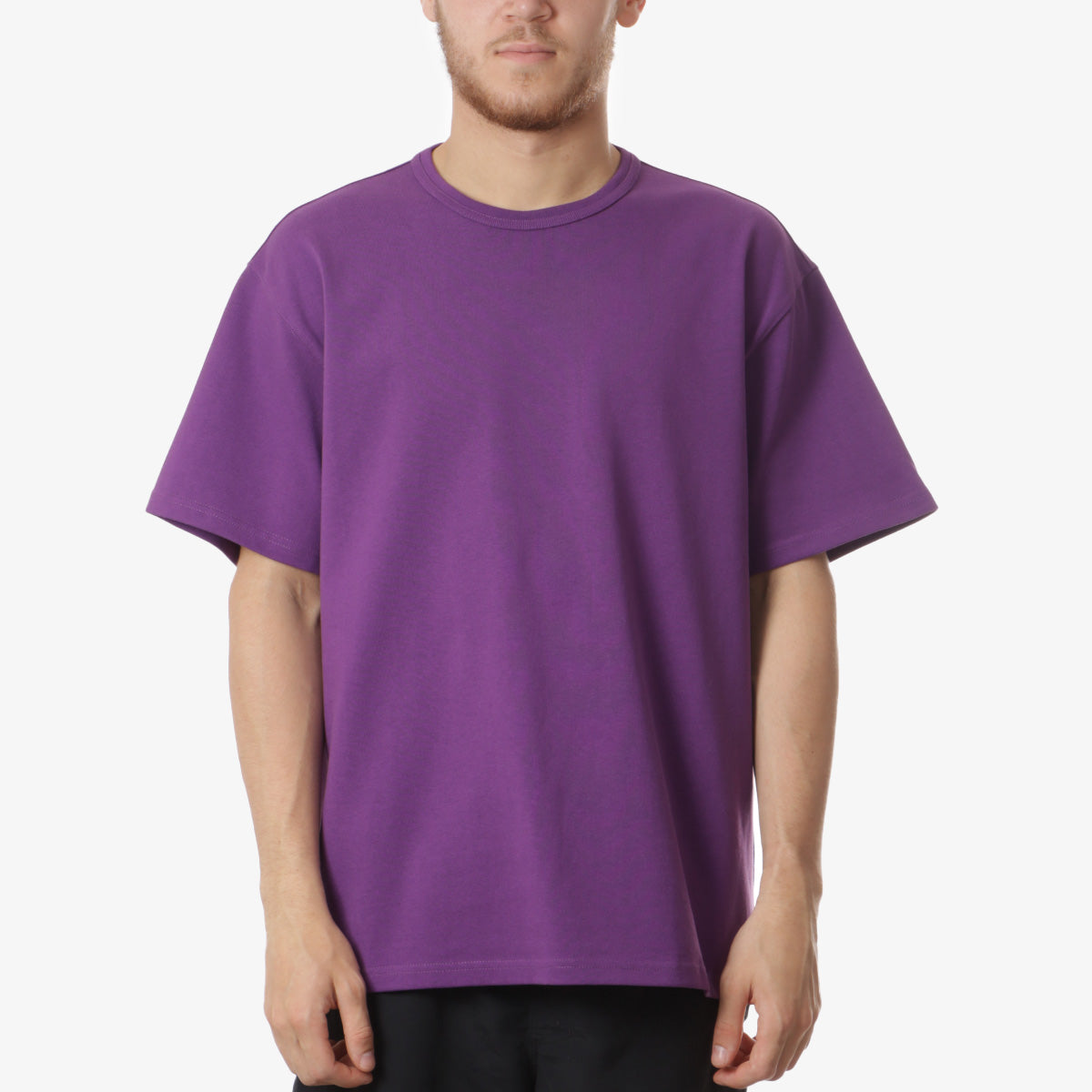 FrizmWORKS OG Double Rib Oversized T-Shirt, Purple, Detail Shot 1