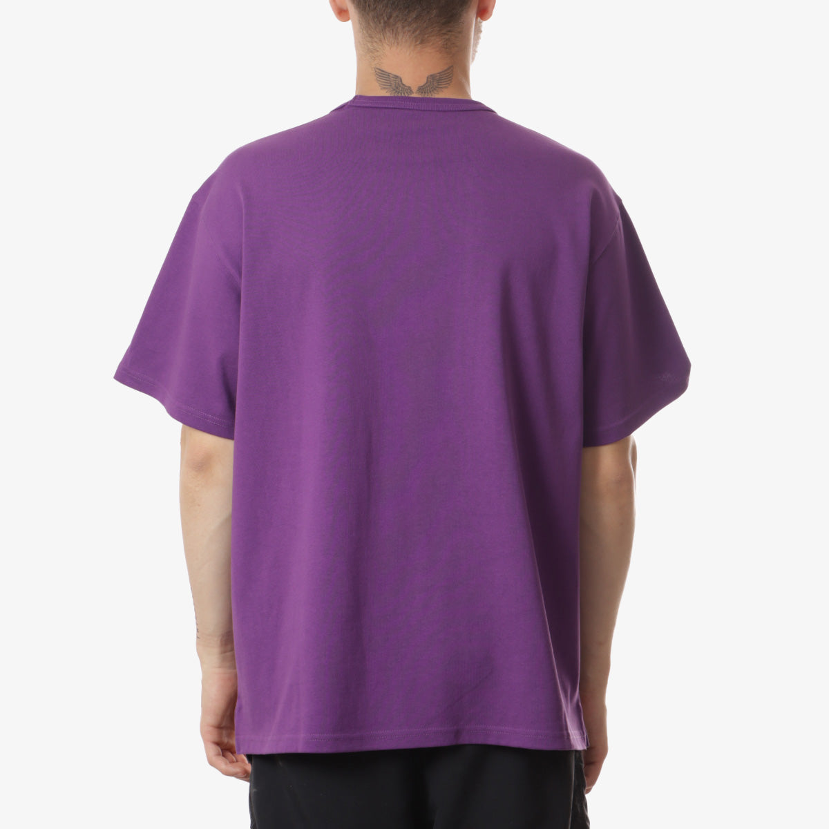 FrizmWORKS OG Double Rib Oversized T-Shirt, Purple, Detail Shot 3