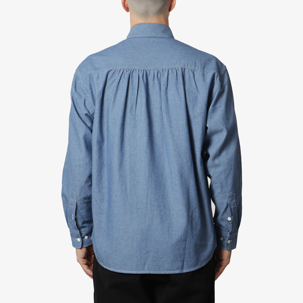 FrizmWORKS Cigarette Pocket Chambray Shirt