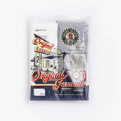 thumbnail FrizmWORKS OG Athletic T-Shirt 2-Pack, White + Grey, Detail Shot 1