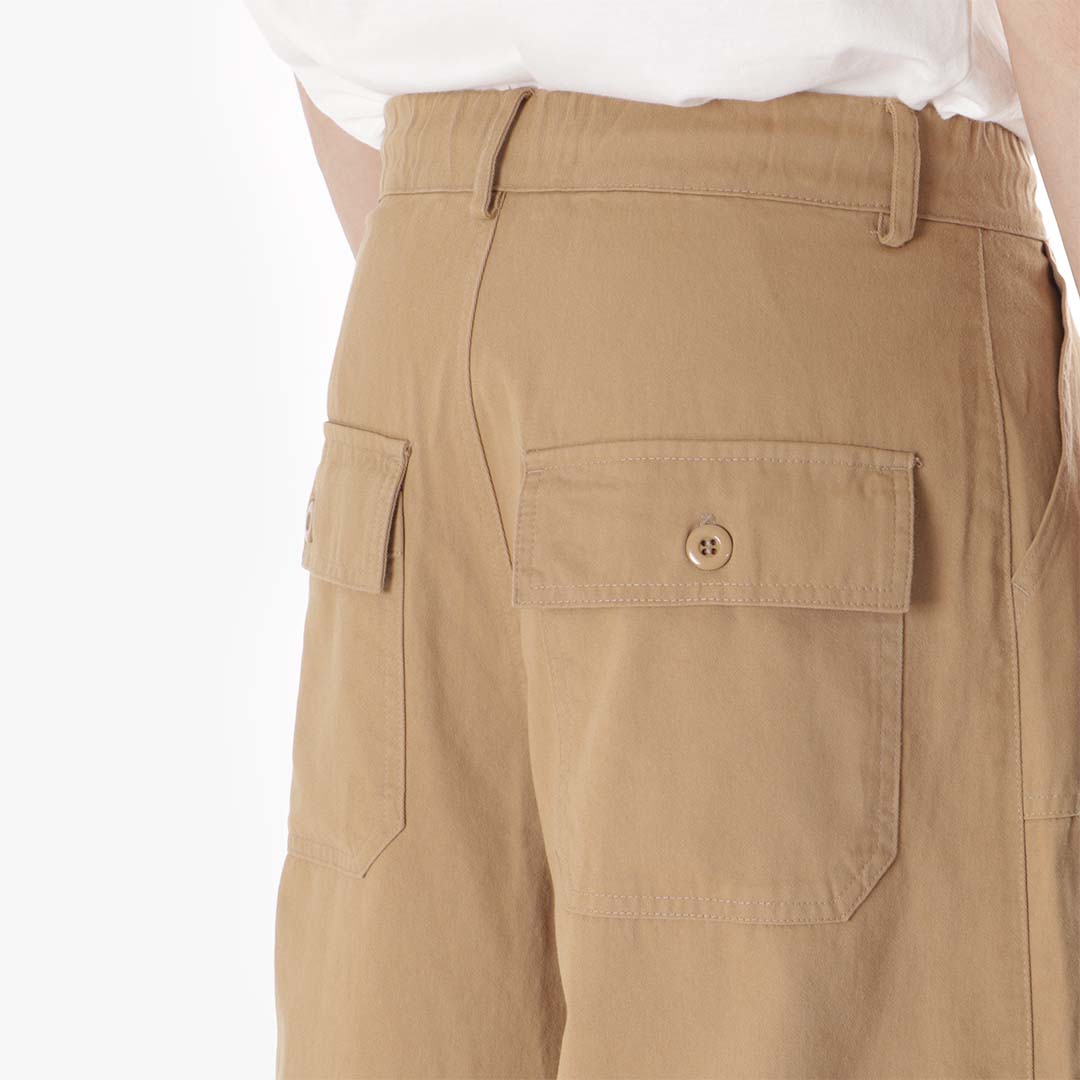 FrizmWORKS Twill Balloon Pant, Beige, Detail Shot 4