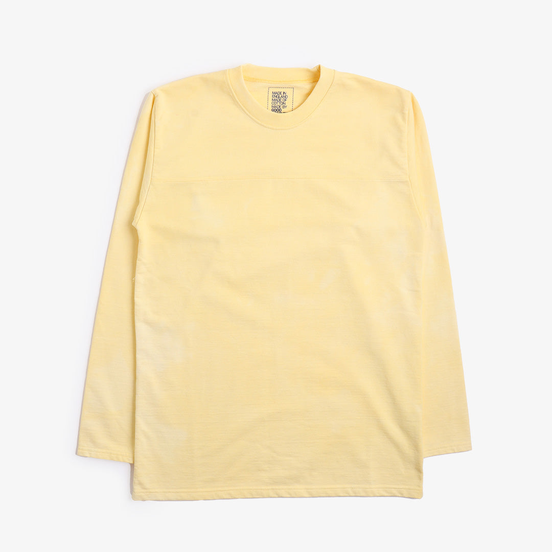 main Good Measure M-5 Heavyweight Long Sleeve T-shirt, Limoncello, Detail Shot 1