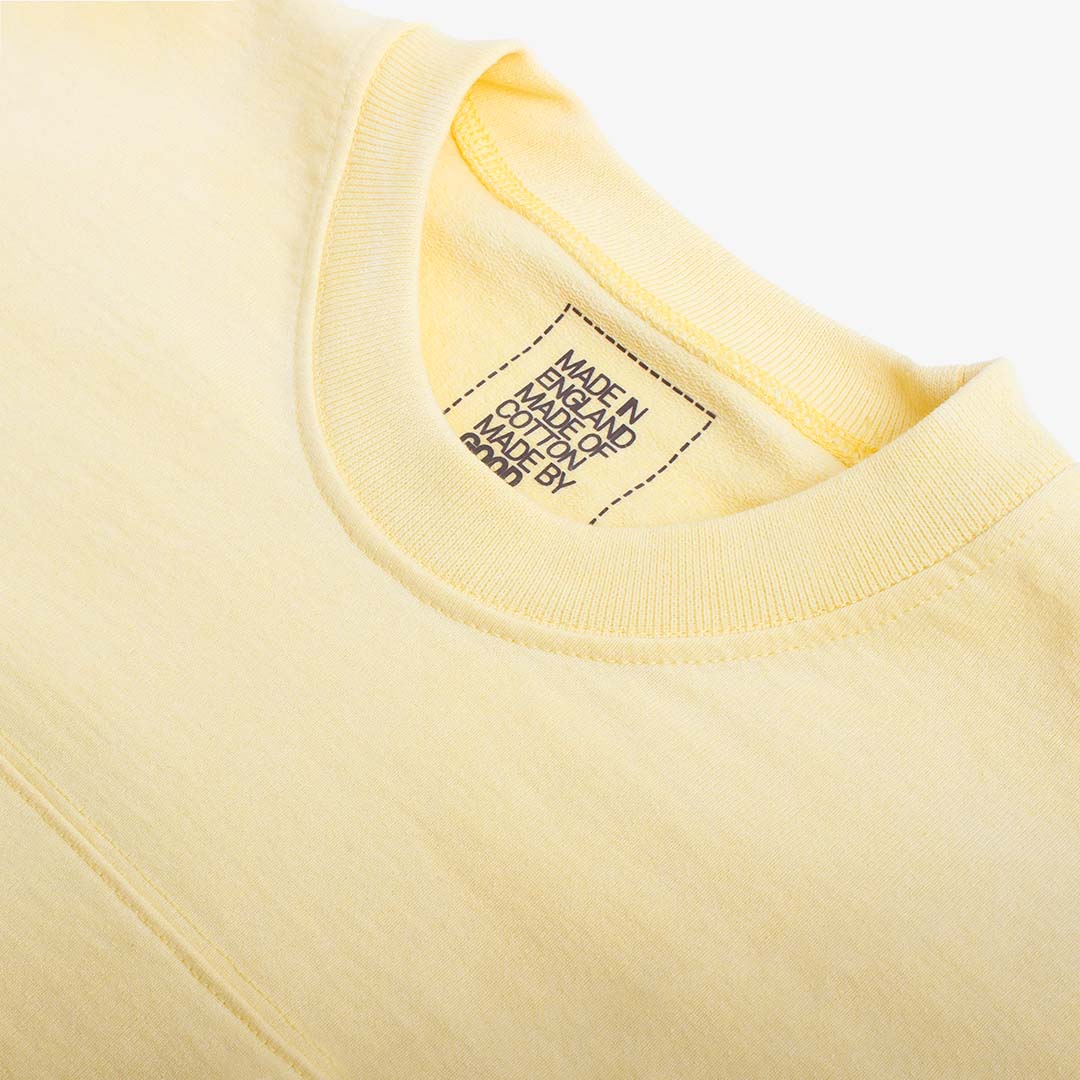 main Good Measure M-5 Heavyweight Long Sleeve T-shirt, Limoncello, Detail Shot 2