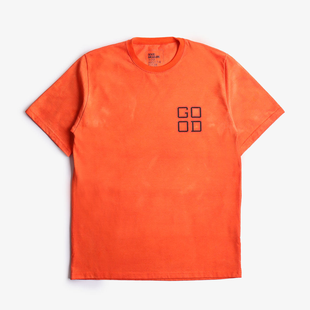 main Good Measure M-4 Heavyweight T-Shirt, Oranjeboom, Detail Shot 1