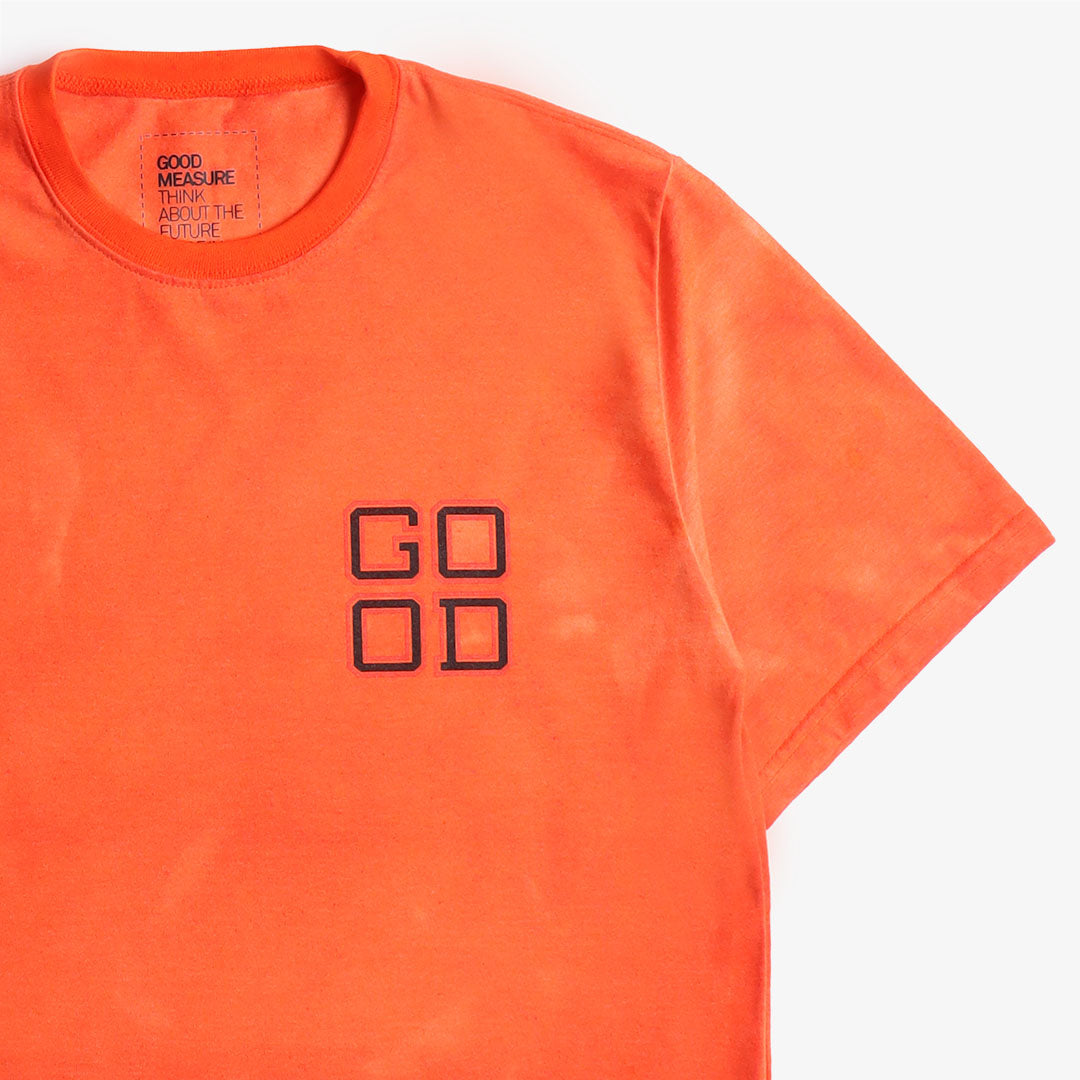 main Good Measure M-4 Heavyweight T-Shirt, Oranjeboom, Detail Shot 2