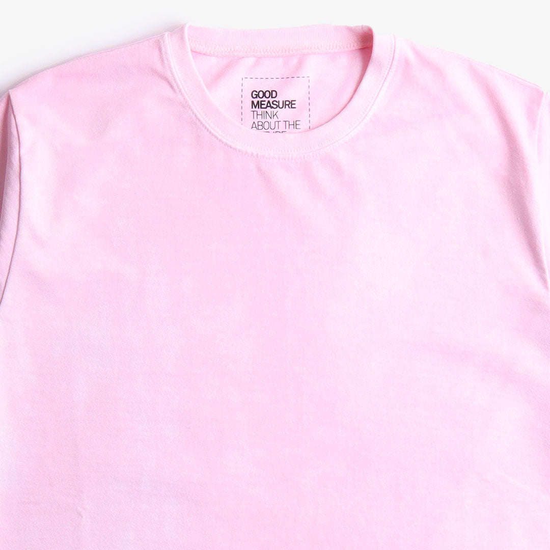 main Good Measure M-4 Heavyweight T-Shirt, Pink Lemonade, Detail Shot 2