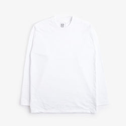 thumbnail Good Measure M-5 Heavyweight Long Sleeve T-Shirt, White, Detail Shot 1