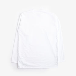 thumbnail Good Measure M-5 Heavyweight Long Sleeve T-Shirt, White, Detail Shot 3