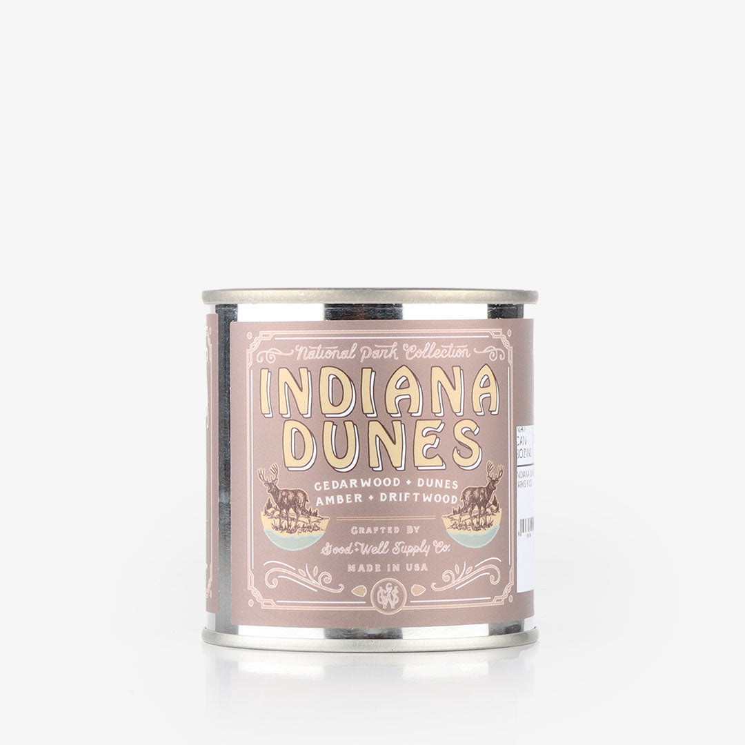 main Good & Well Indiana Dunes National Parks Candle, Indiana Dunes, Detail Shot 2