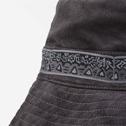 thumbnail Gramicci x And Wander JQ Tape Corduroy Hat, Charcoal, Detail Shot 3