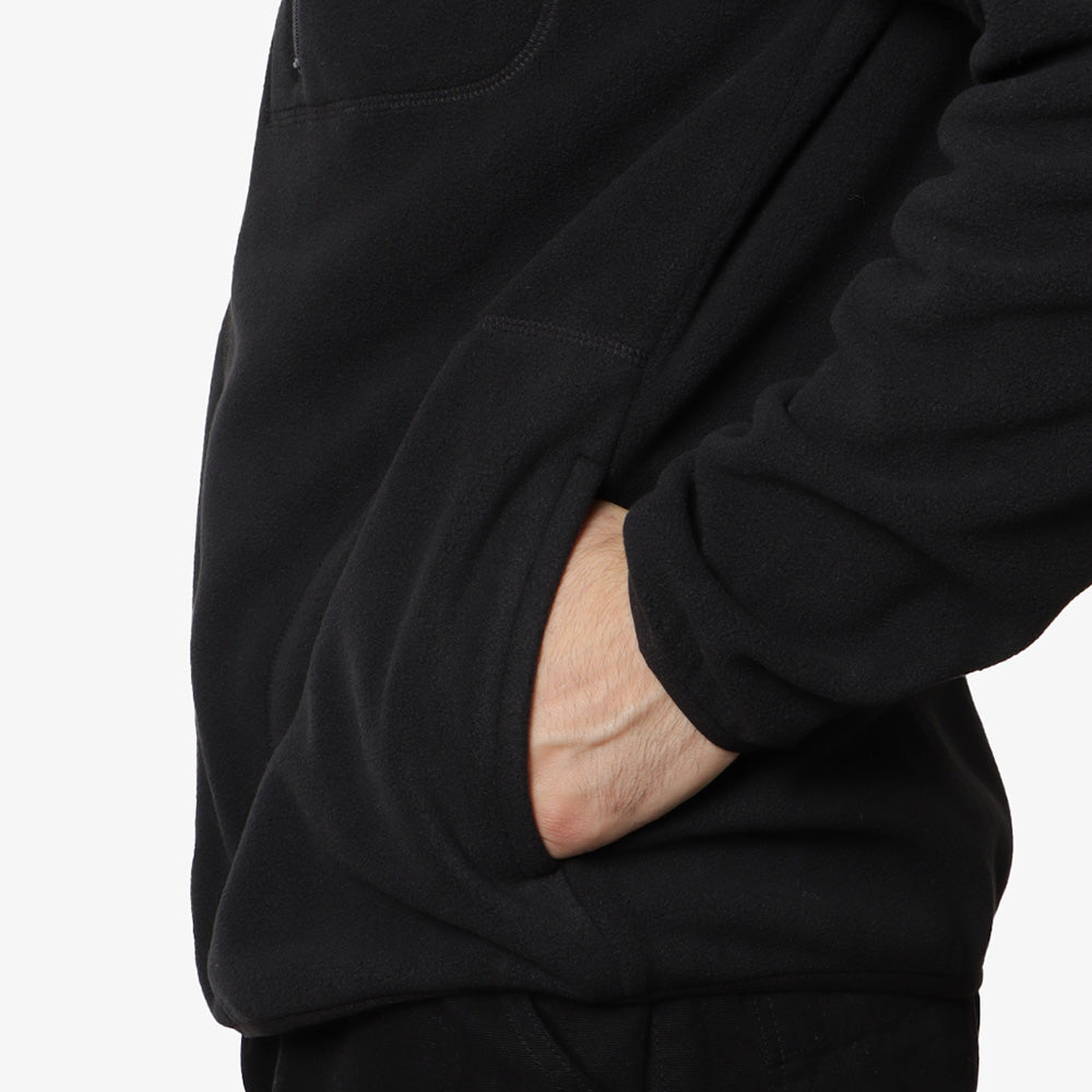 Gramicci Fleece Cardigan Zip-Up, Black, Detail Shot 3