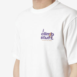 thumbnail Gramicci I Climb Stuff T-Shirt, White, Detail Shot 3