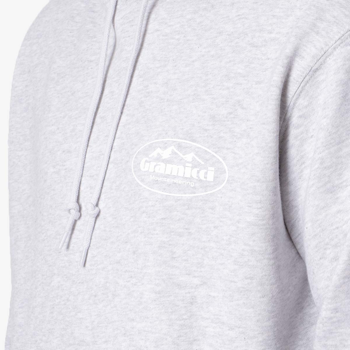 Gramicci Mountaineering Hoodie, Grey Heather, Detail Shot 3