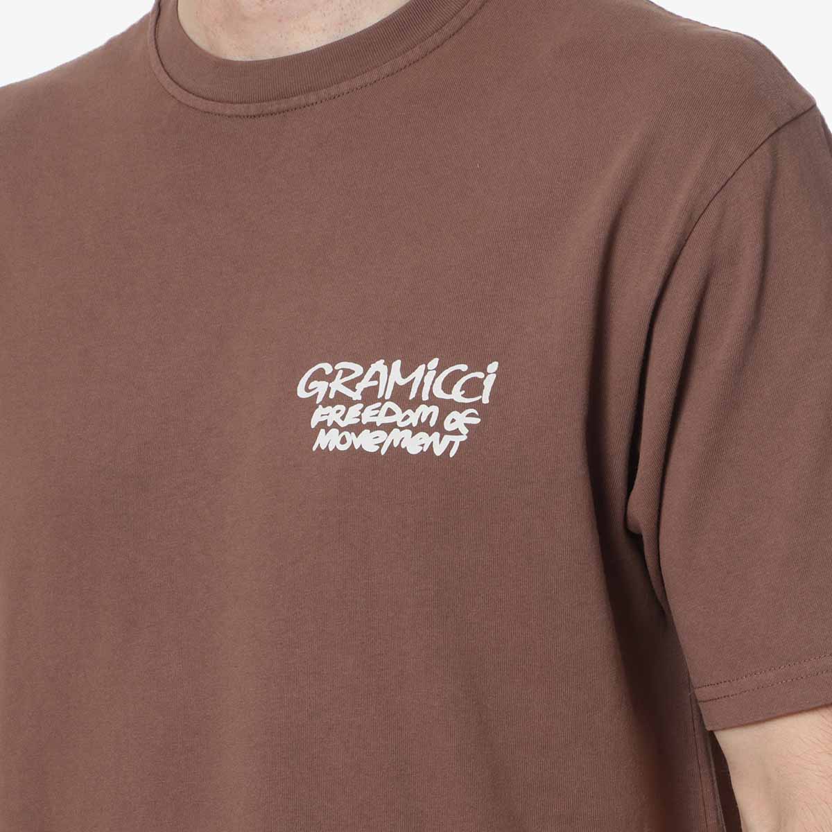 Gramicci Napping Climber T-Shirt, Pigment Brown, Detail Shot 3