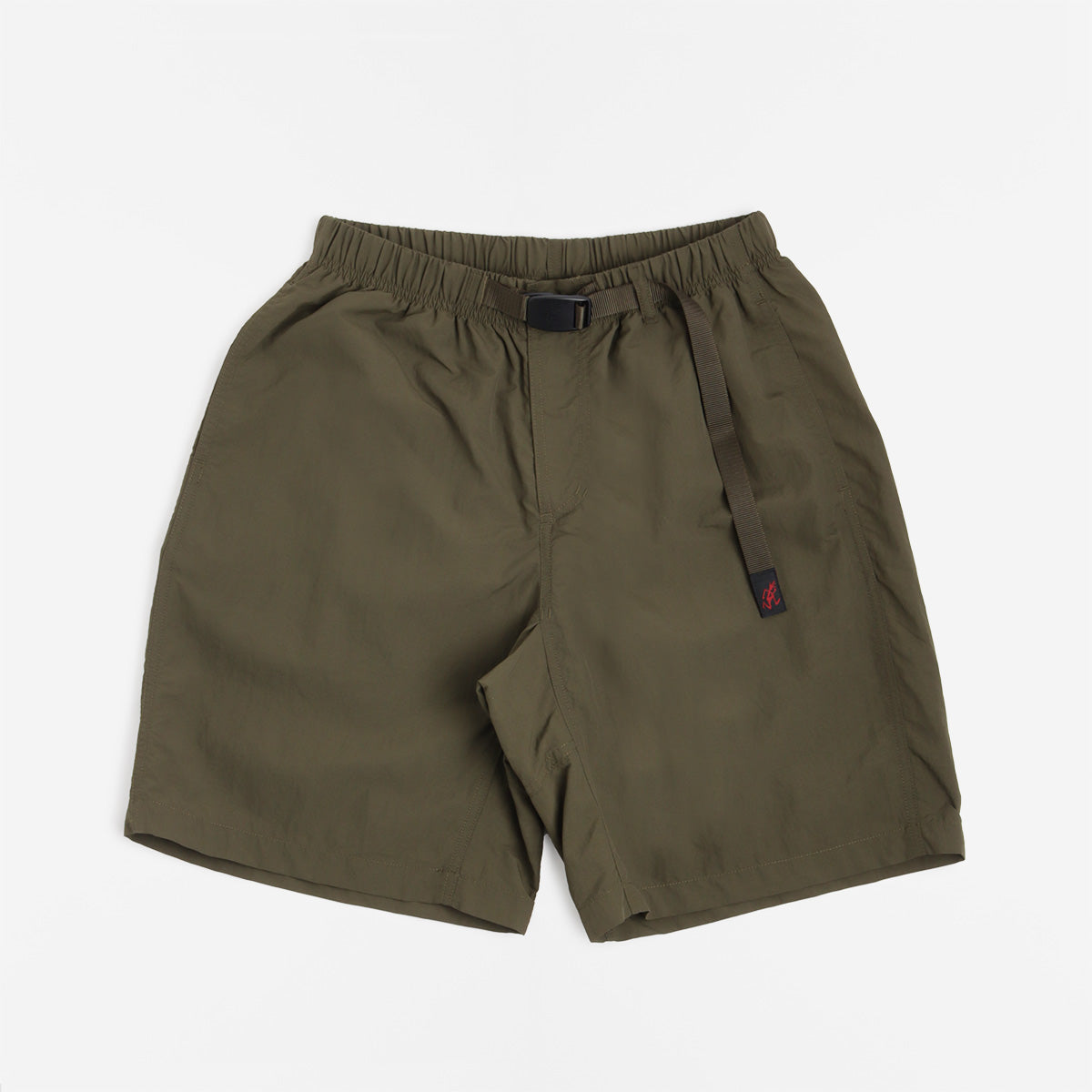 main Gramicci Nylon Loose Shorts, Deep Olive, Detail Shot 1