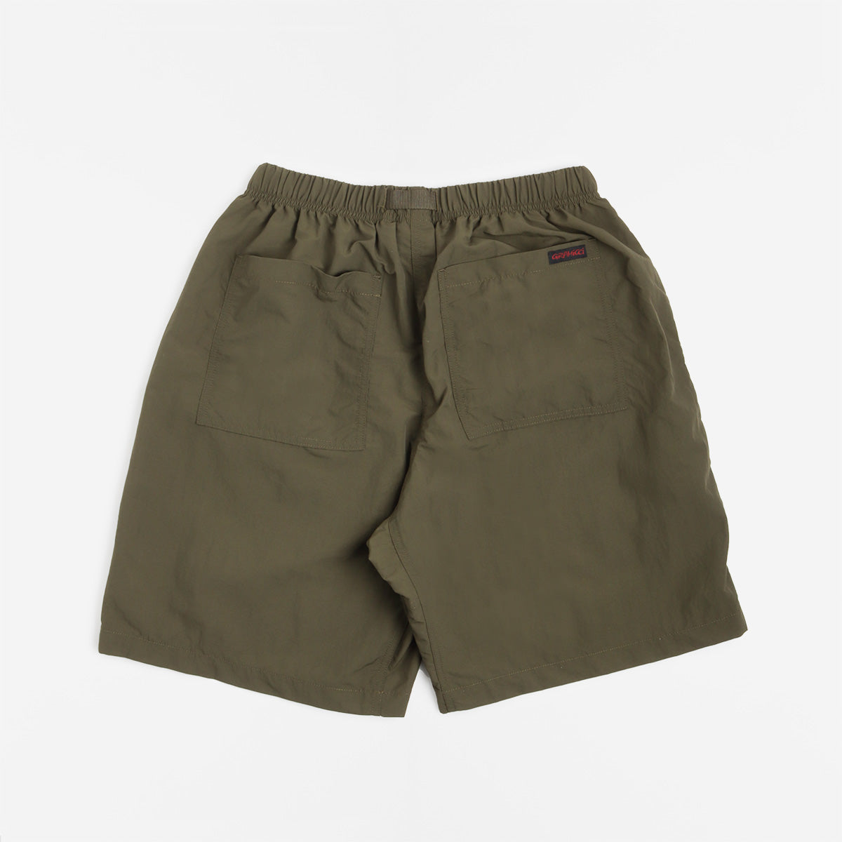 main Gramicci Nylon Loose Shorts, Deep Olive, Detail Shot 5