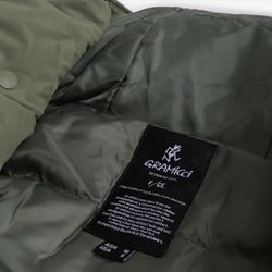 thumbnail Gramicci by F CE. Military Padding Blouson, Olive, Detail Shot 6