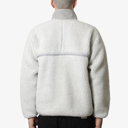 thumbnail Gramicci x And Wander JQ Tape Fleece Jacket, Light Grey, Detail Shot 5