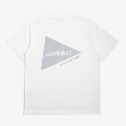 thumbnail Gramicci x And Wander Backprint T-Shirt, White, Detail Shot 7