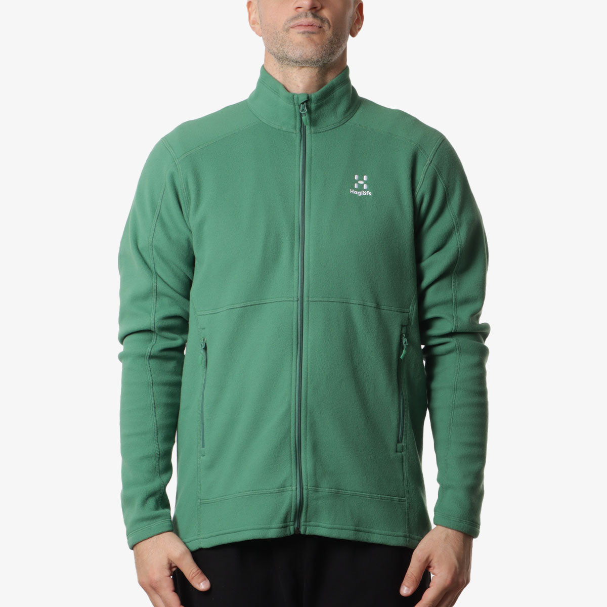 Haglofs Buteo Mid Jacket, Dark Jelly Green, Detail Shot 1