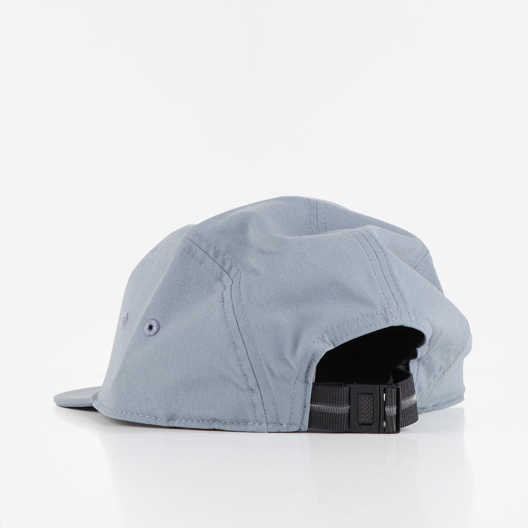 main Haglofs Five Panel Cap, Steel Blue, Detail Shot 3