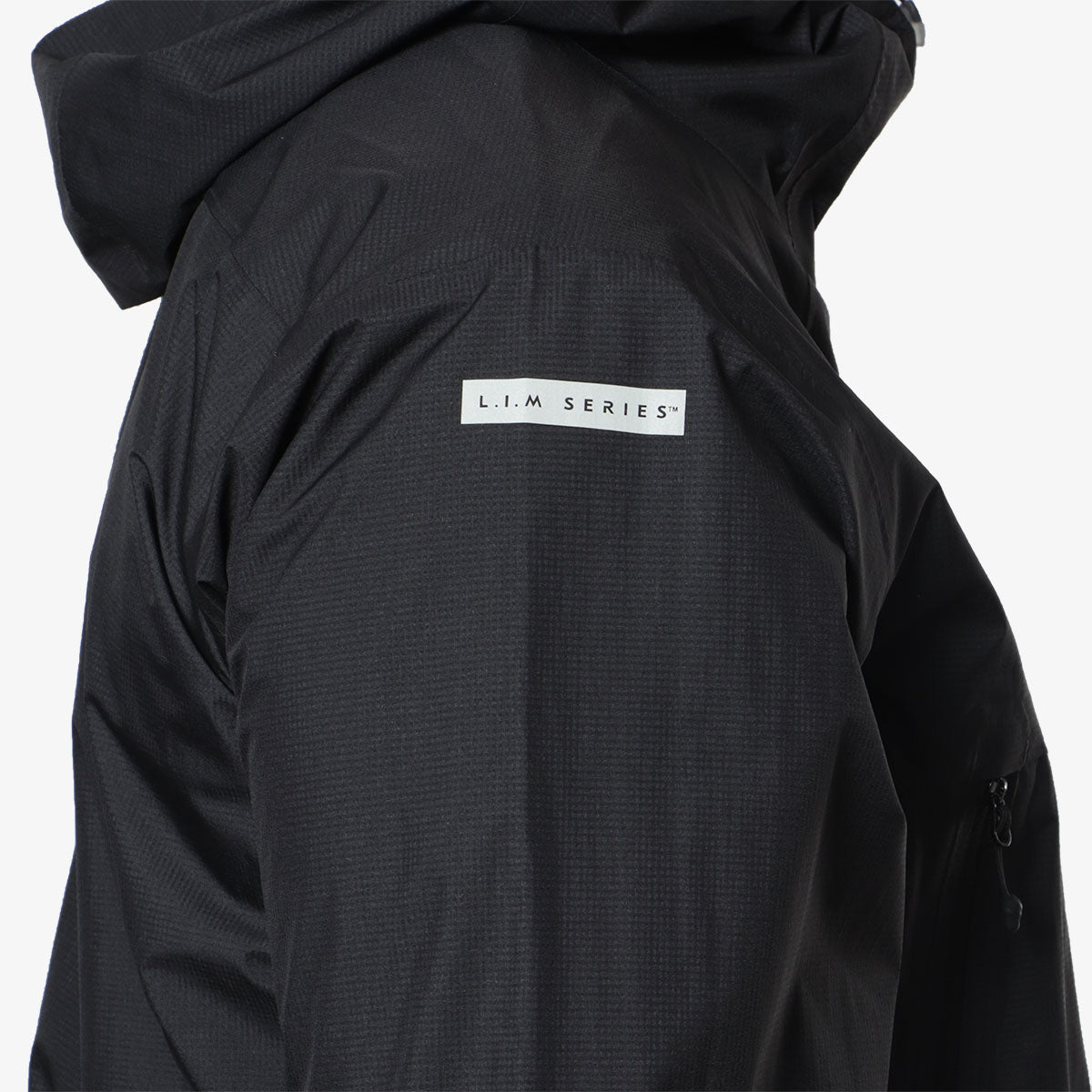 main Haglofs L.I.M Proof Jacket, True Black, Detail Shot 4