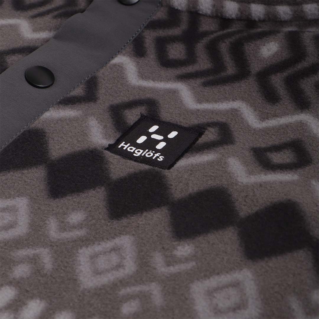 main Haglofs Mora Mid Fleece, Magnetite True Black, Detail Shot 4