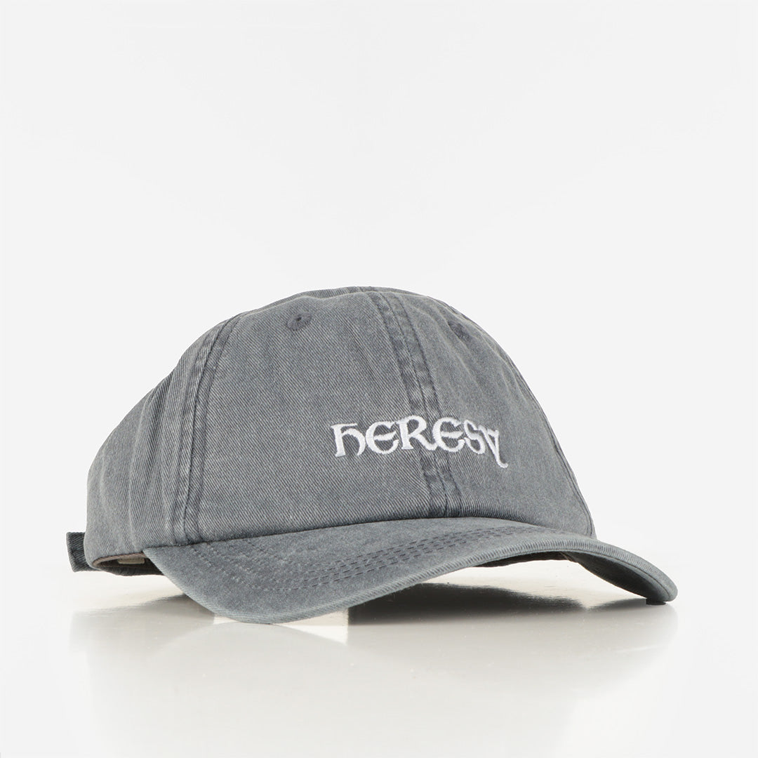 main Heresy Script Cap, Navy, Detail Shot 1