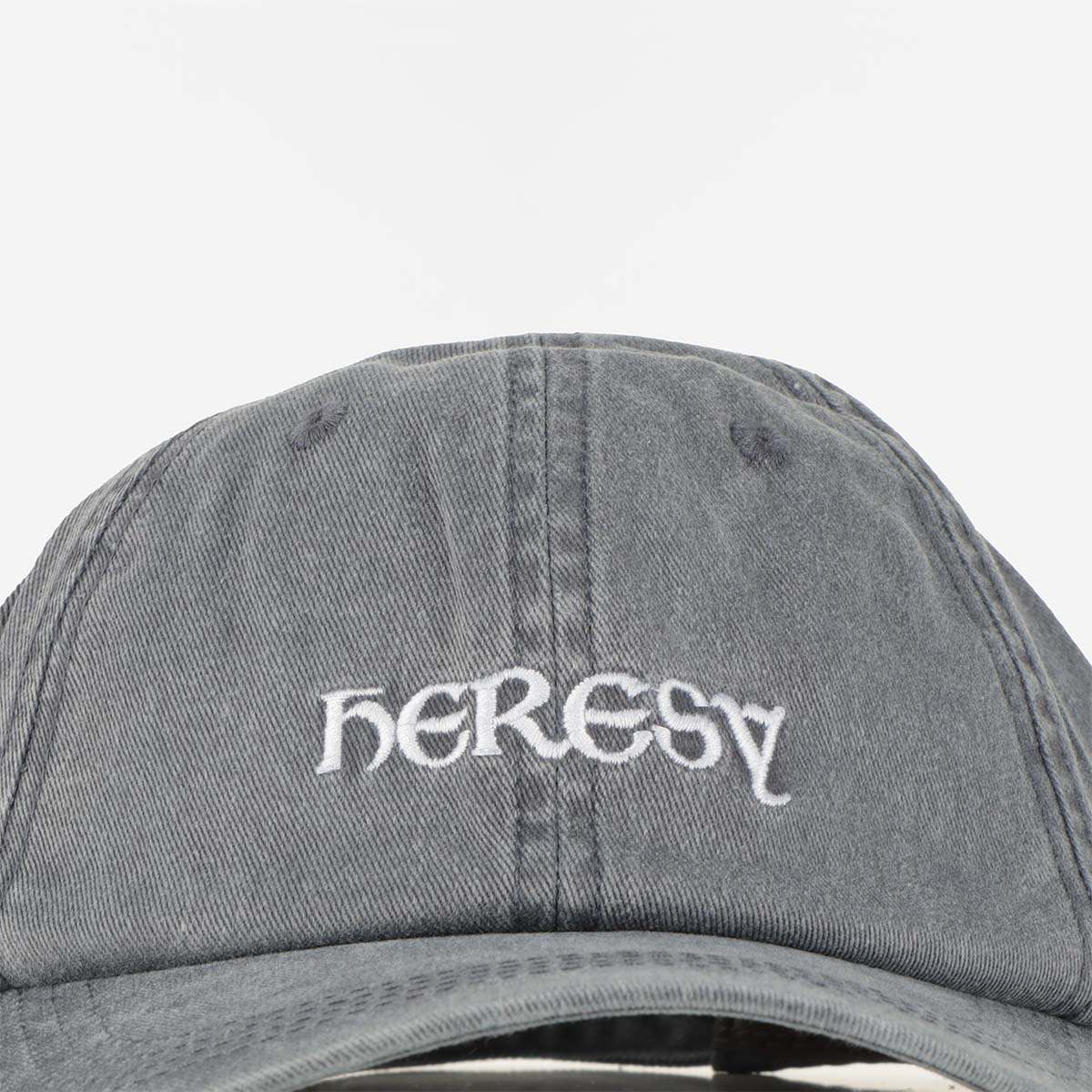 Heresy Script Cap, Navy, Detail Shot 2