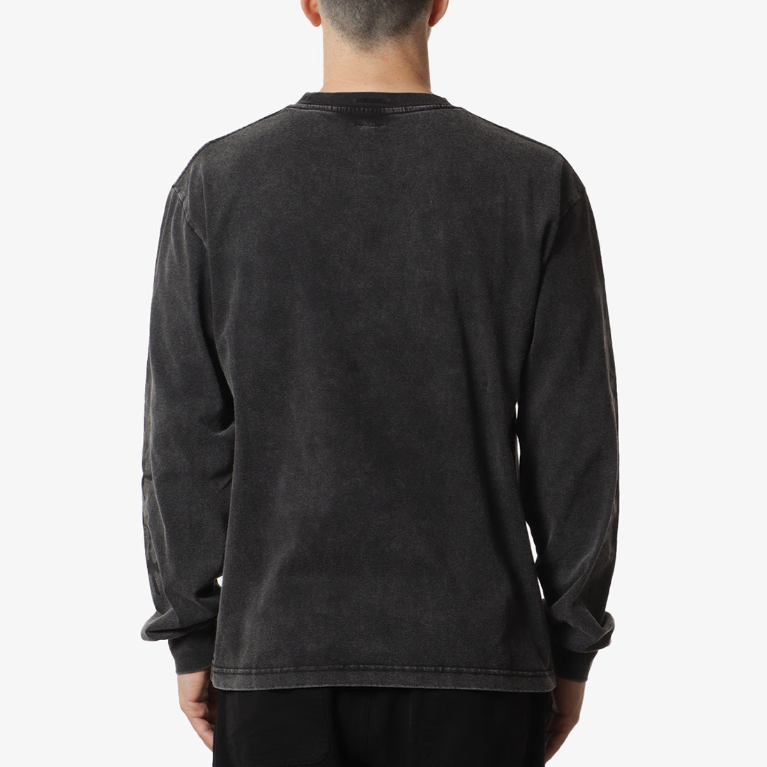 Heresy Union Long Sleeve T-Shirt, Ash, Detail Shot 4