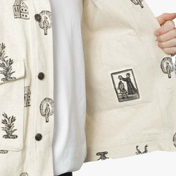 thumbnail Heresy Woodcut Jacket, Off White, Detail Shot 5