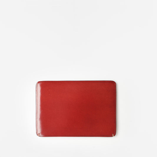 Il Bussetto Card Holder, Tibetan Red, Detail Shot 1