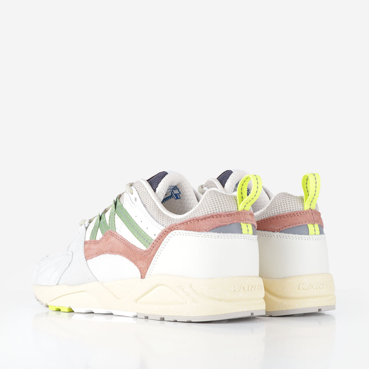 main Karhu Fusion 2.0 Shoes, Lily White Piquant Green, Detail Shot 3