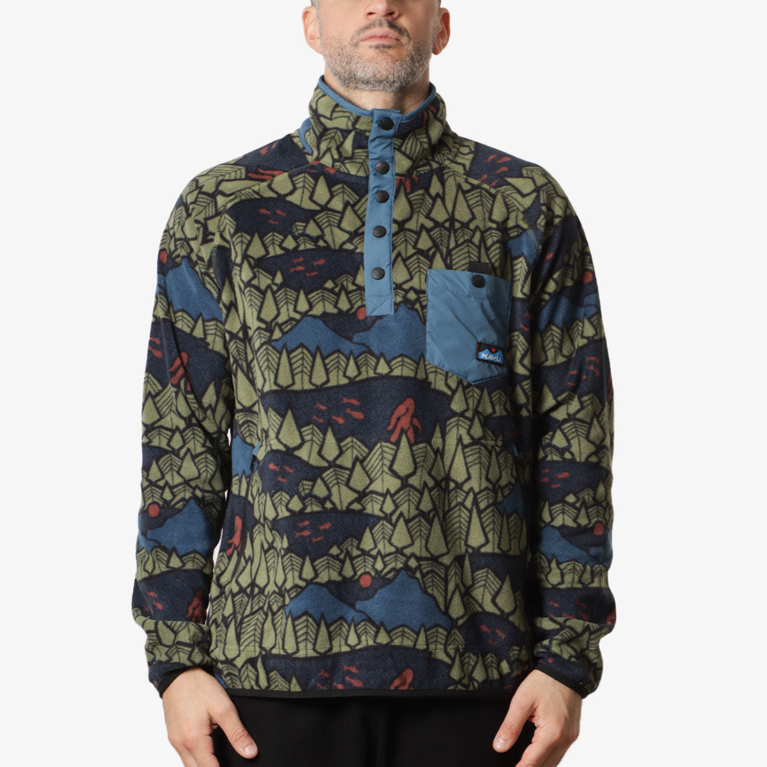 main Kavu Teannaway Mock Neck Fleece