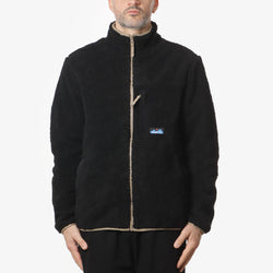 thumbnail Kavu Wayside Fleece Jacket, Black, Detail Shot 1