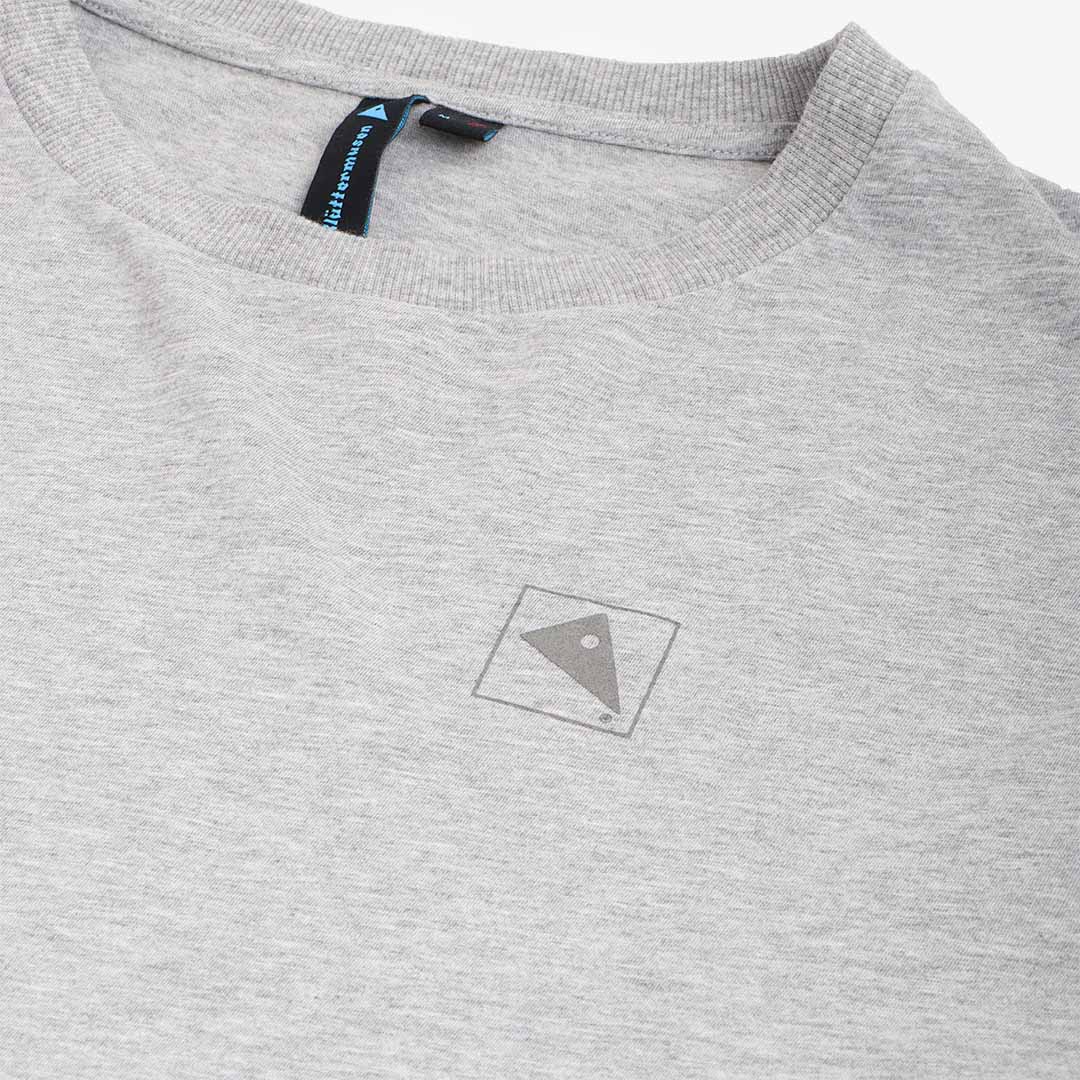 main Klattermusen Runa Elements Long Sleeve T-Shirt, Grey Melange, Detail Shot 3