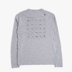 thumbnail Klattermusen Runa Elements Long Sleeve T-Shirt, Grey Melange, Detail Shot 1