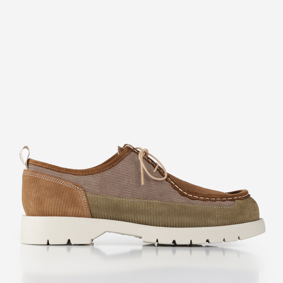 main Kleman Bastille Cord Shoes, Khaki/Taupe/Brown, Detail Shot 1