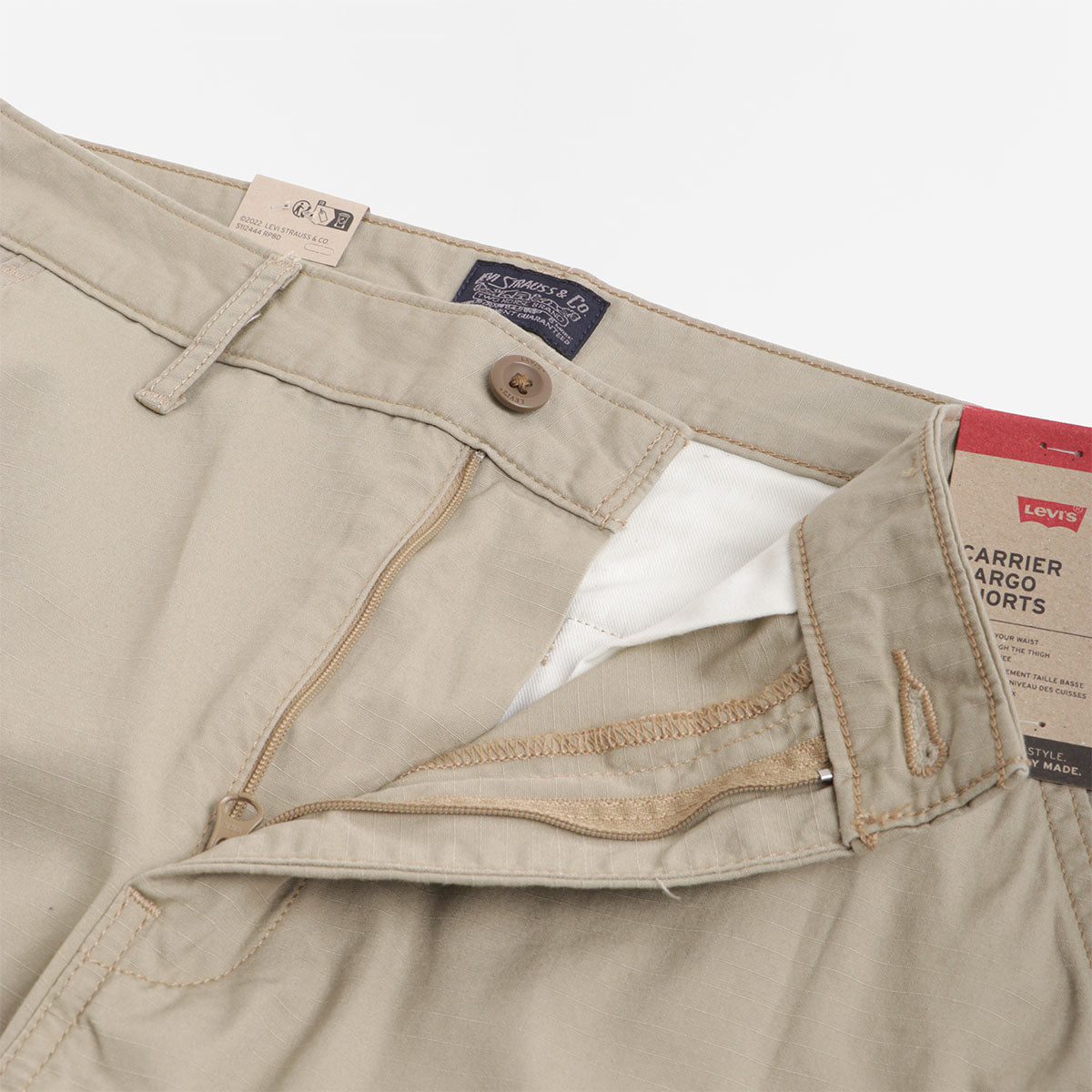 Levi's Carrier Cargo Shorts, True Chino Ripstop, Detail Shot 3