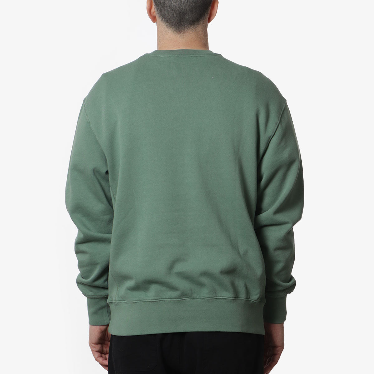 Levi's Authentic Crewneck Sweatshirt, Myrtle Garment Dye Myrtle, Detail Shot 4